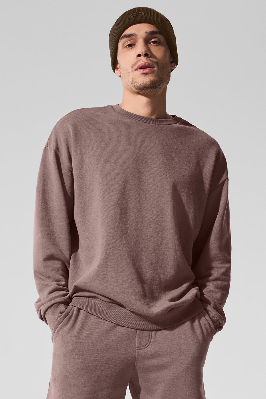 Chill Crew Neck Pullover - Mushroom — photo 1