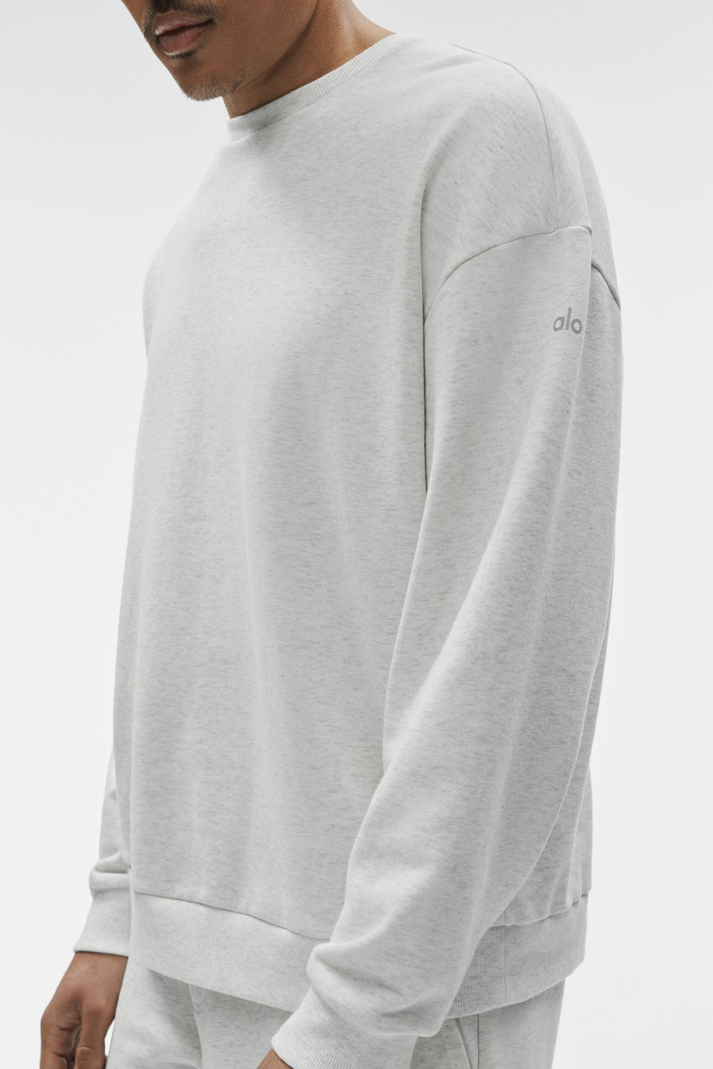 Chill Crew Neck Pullover - White Heather — photo 4