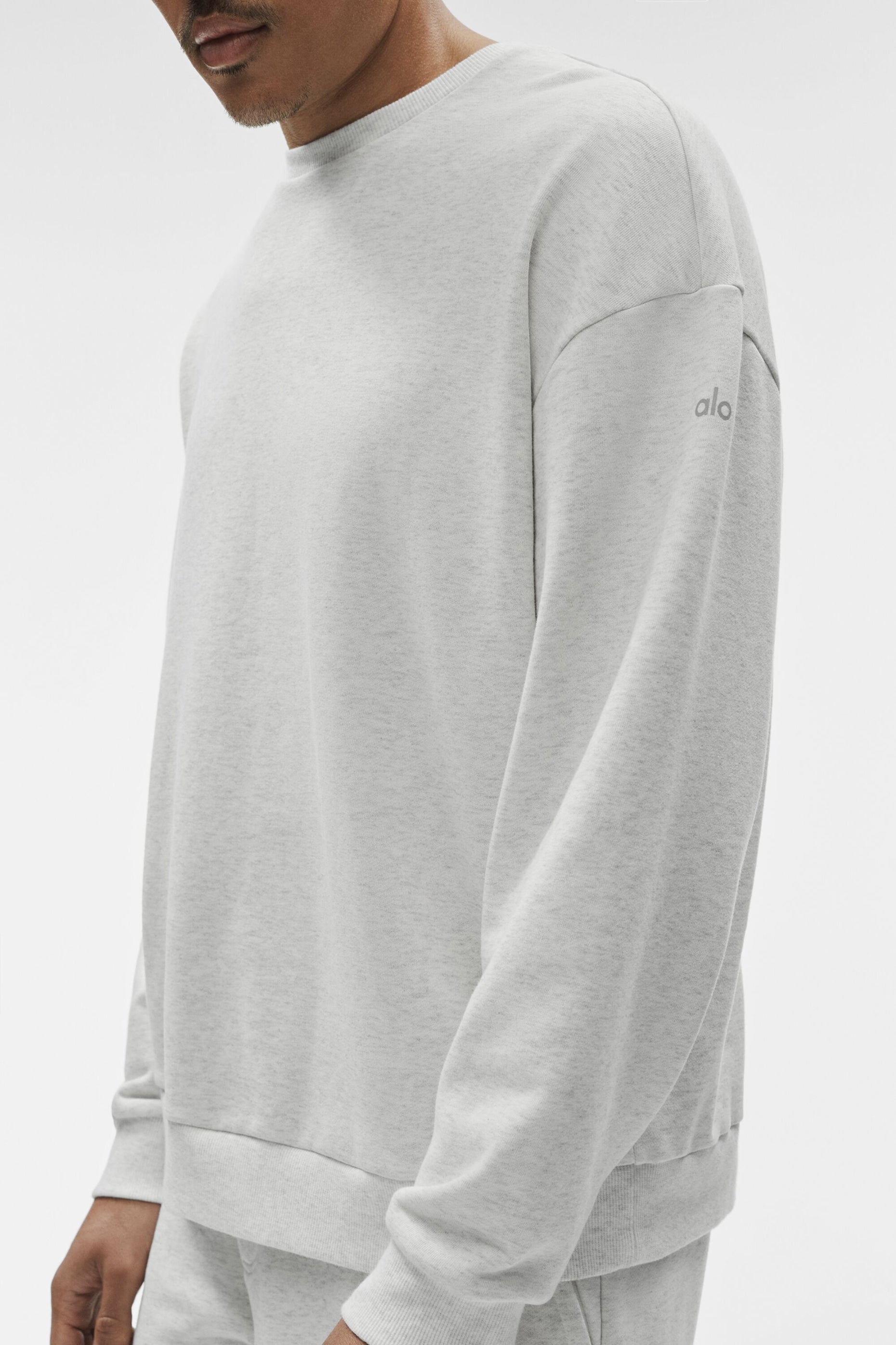 Chill Crew Neck Pullover - White Heather — photo 4