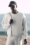 Chill Crew Neck Pullover - White Heather — photo 1