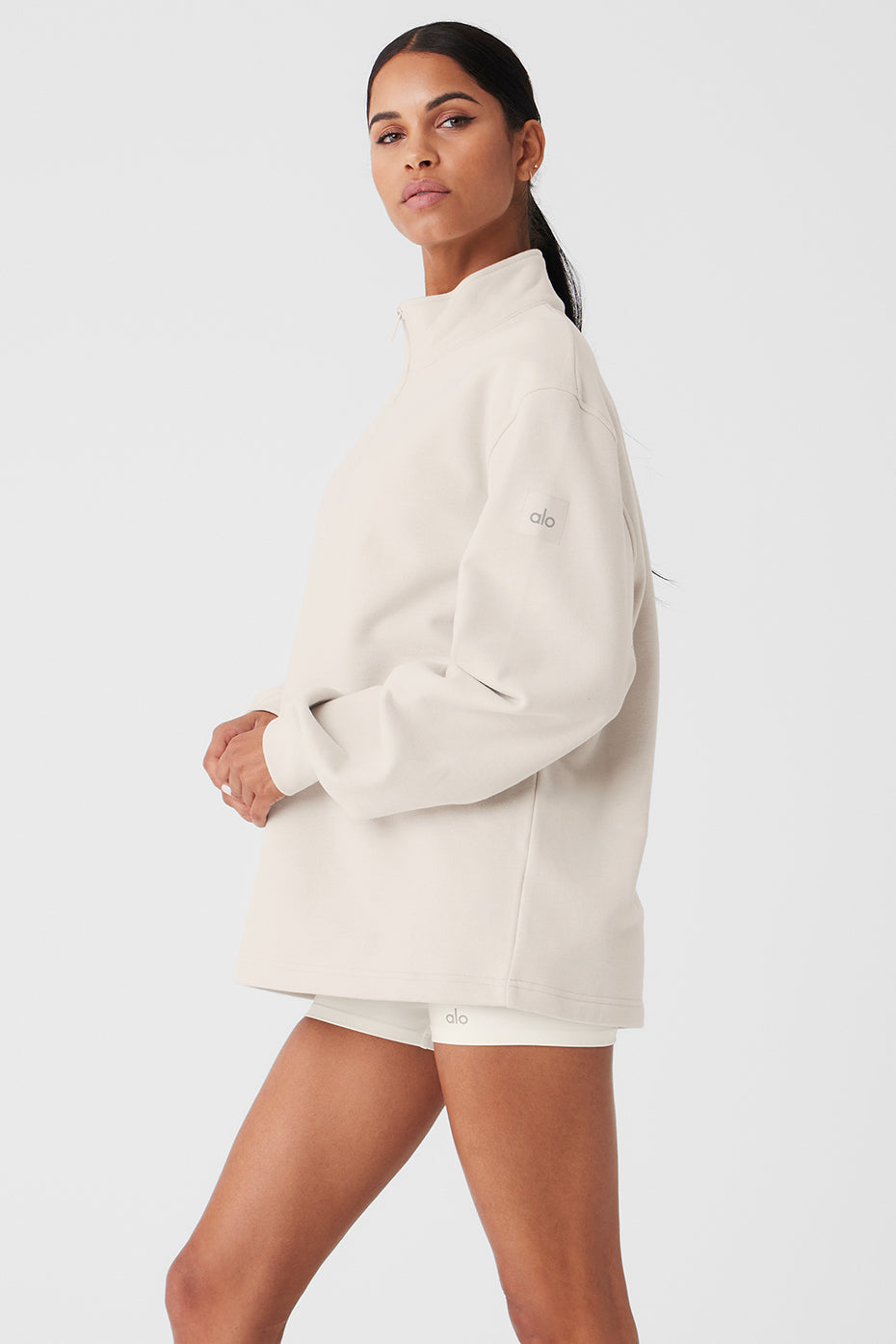 Renown Heavy Weight 1/4 Zip - Bone — photo 3