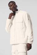 Polar Fleece Ridge Full Zip Jacket - Ivory — photo 1