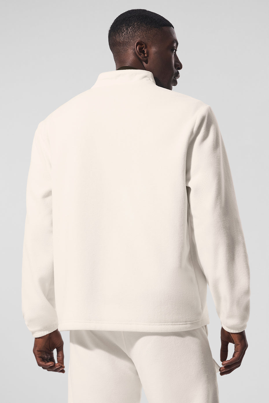 Polar Fleece Ridge Full Zip Jacket - Ivory — photo 3