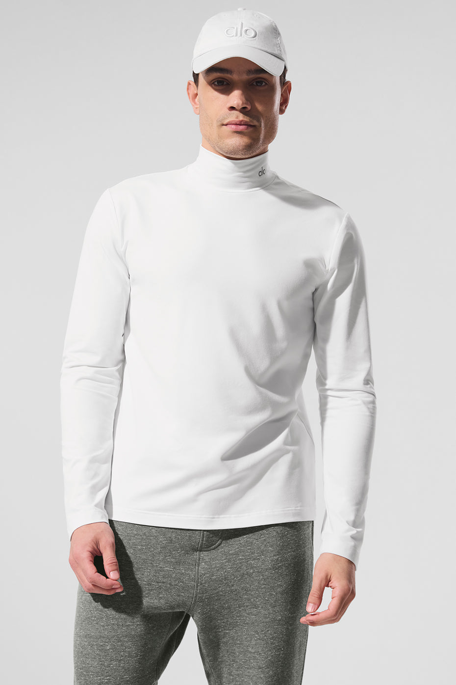 Conquer Reform Mock Neck Long Sleeve - White — photo 1