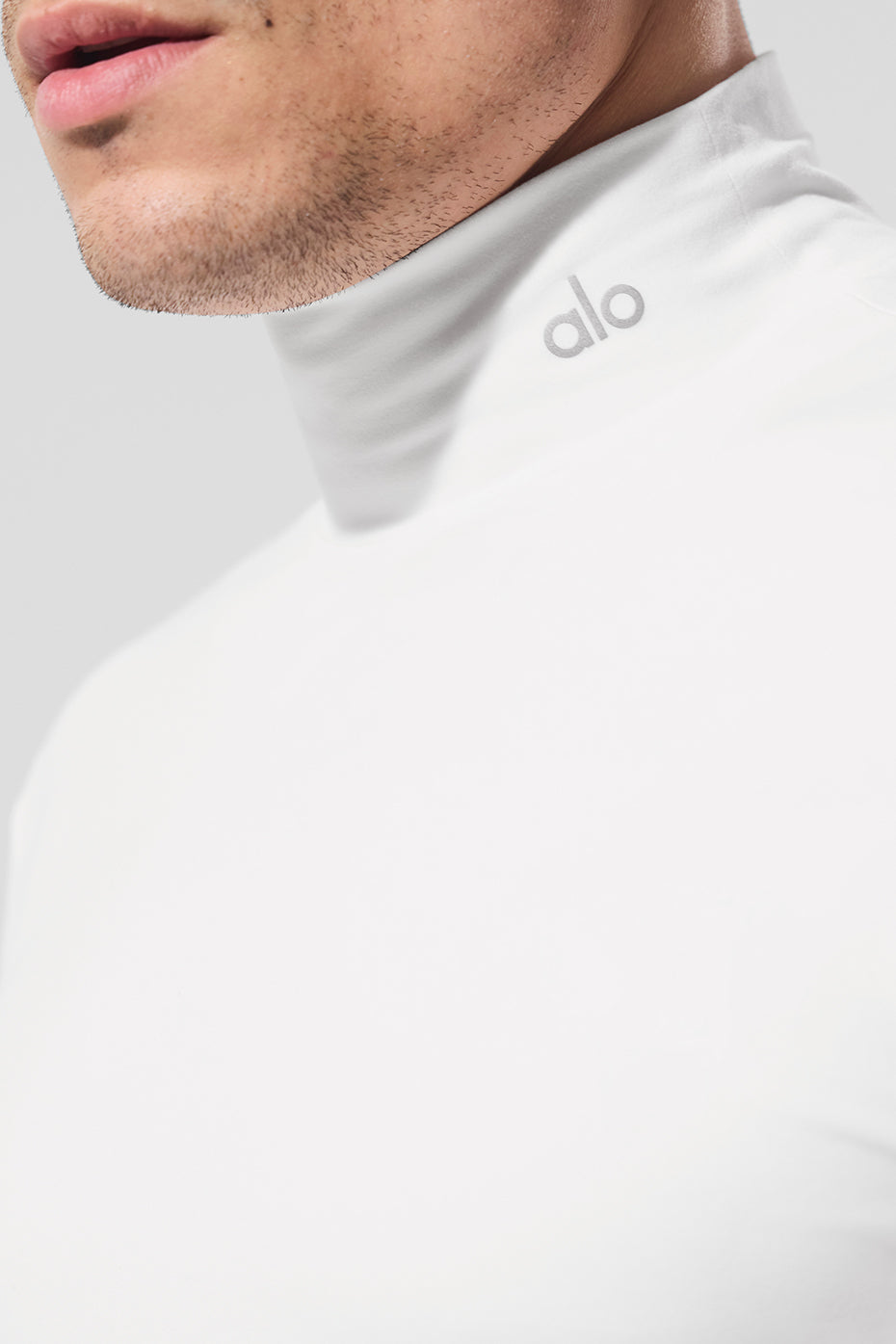Conquer Reform Mock Neck Long Sleeve - White — photo 4