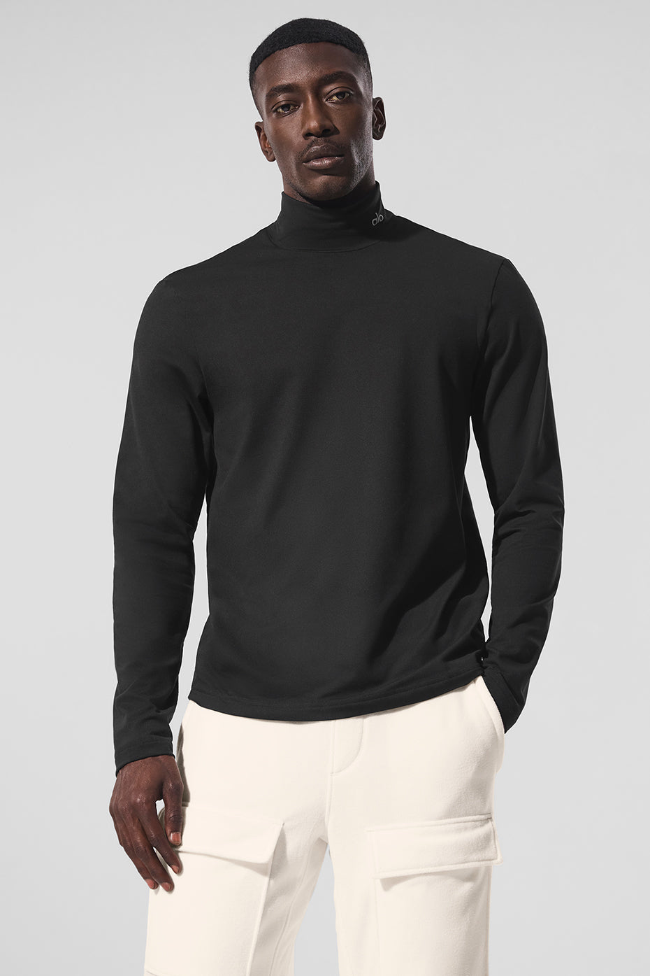 Conquer Reform Mock Neck Long Sleeve - Black — photo 1