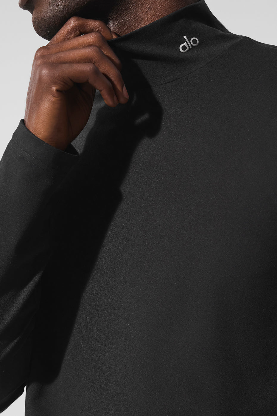 Conquer Reform Mock Neck Long Sleeve - Black — photo 2