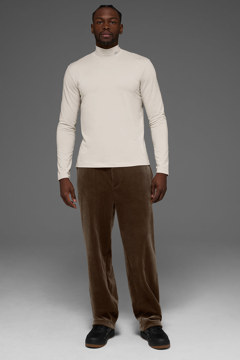 Conquer Reform Mock Neck Long Sleeve - Bone — photo 4