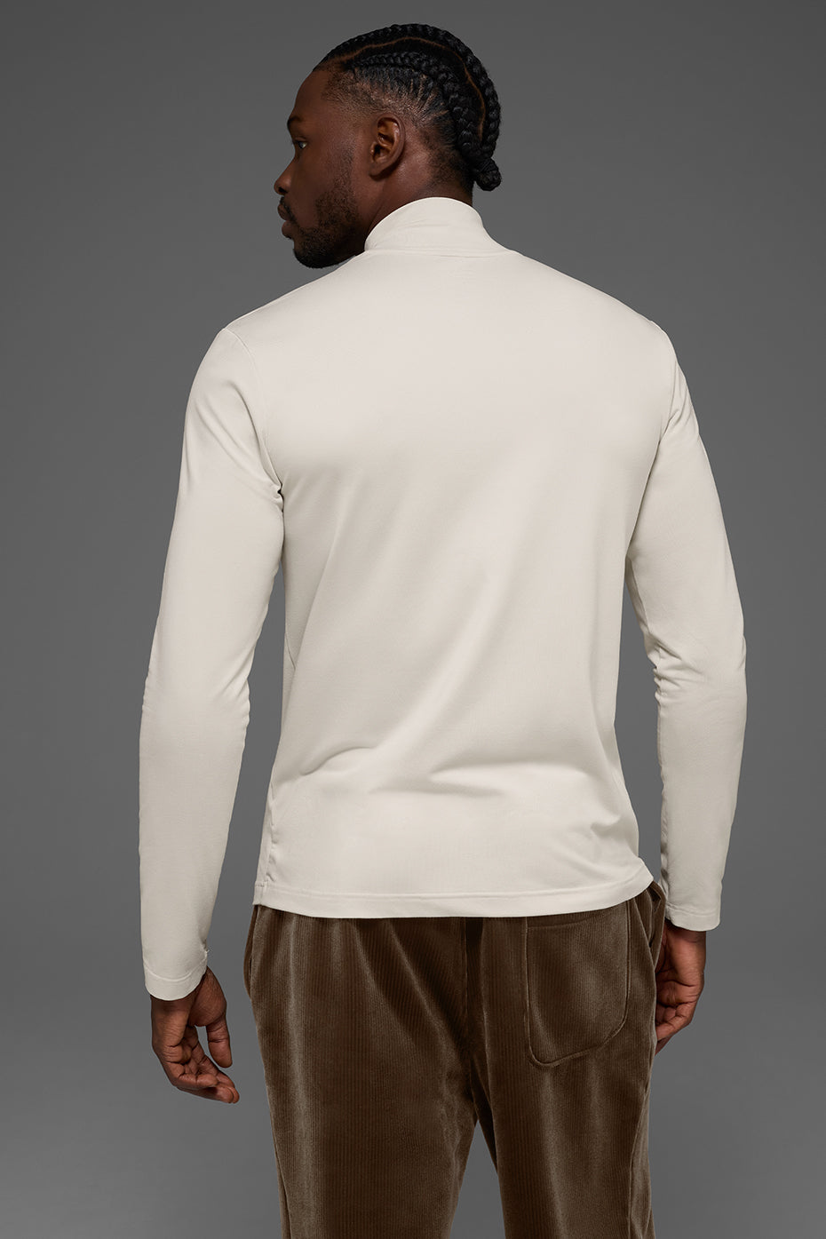 Conquer Reform Mock Neck Long Sleeve - Bone — photo 3