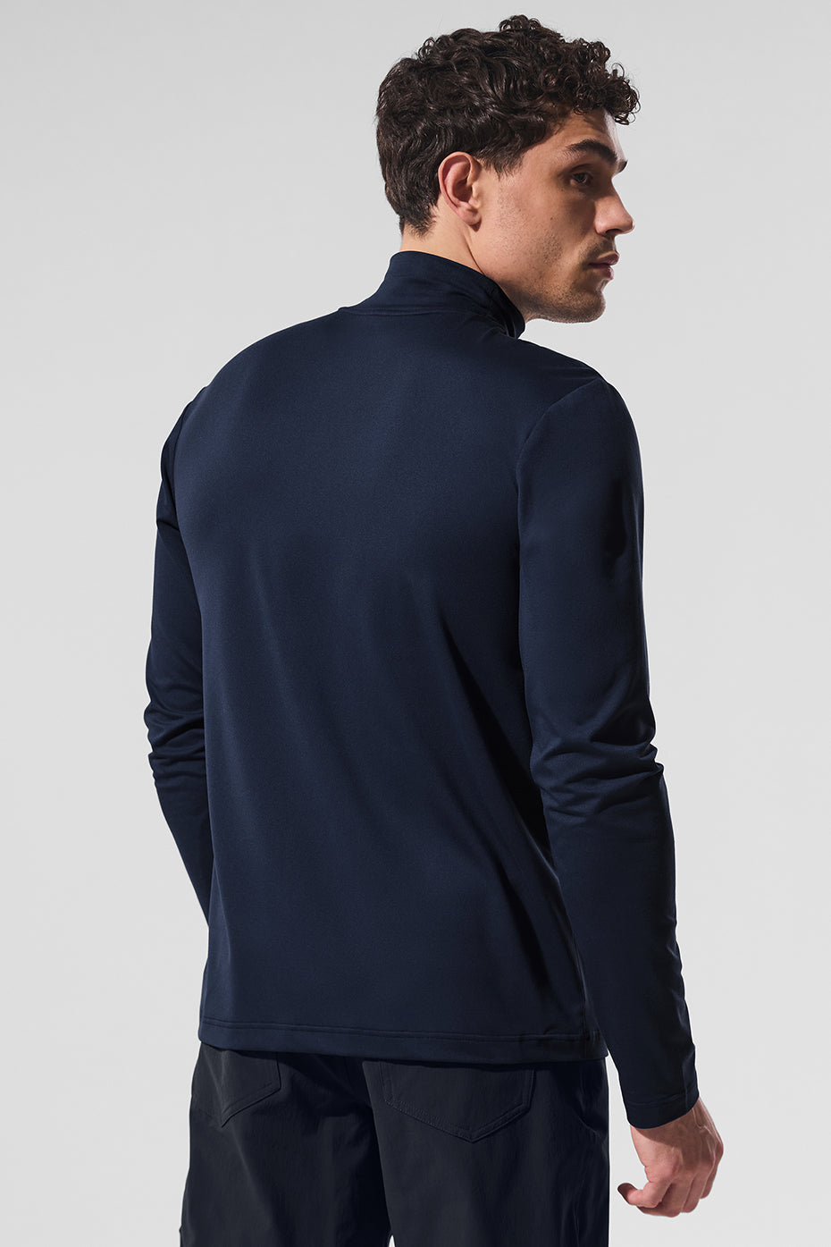 Conquer Reform Mock Neck Long Sleeve - Navy — photo 3