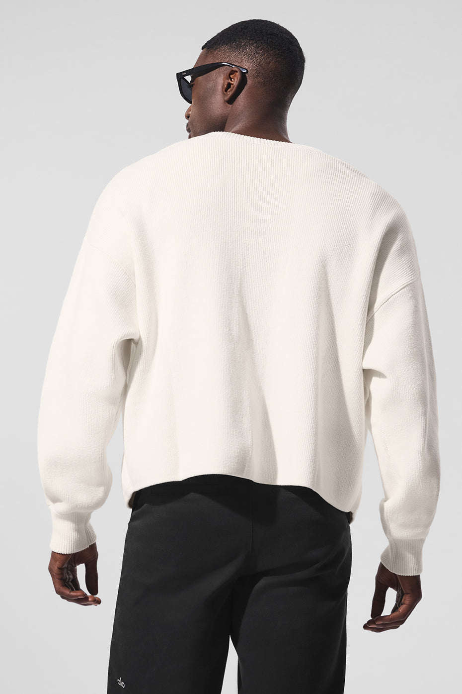 Scholar Cardigan Sweater - Ivory — photo 3