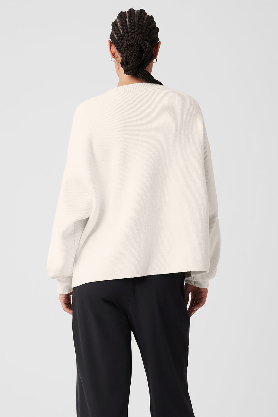 Scholar Cardigan Sweater - Ivory — photo 2