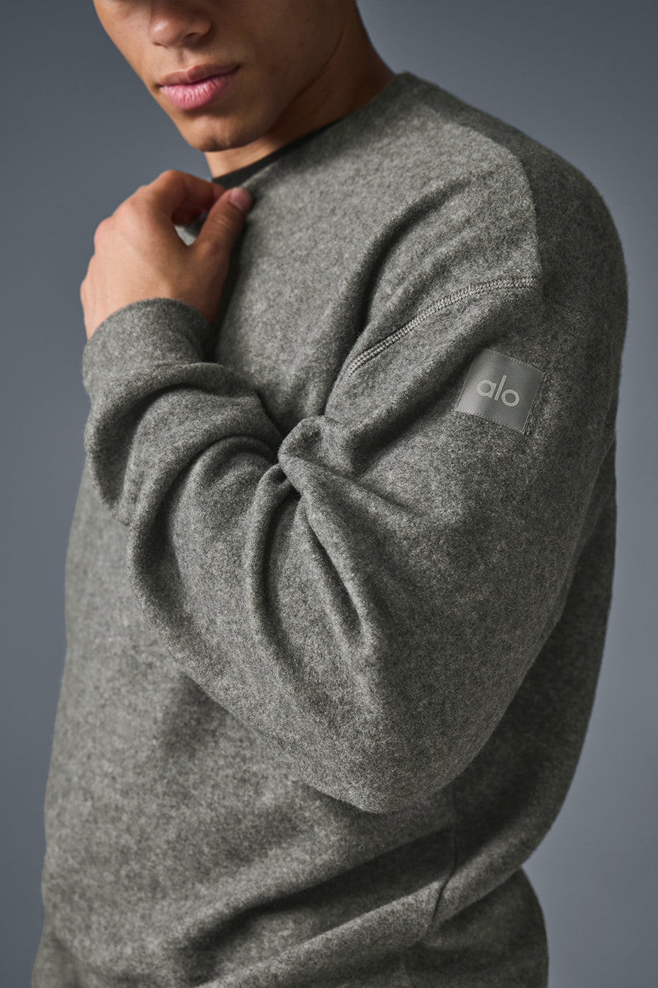 Triumph Restore Crew Neck Sweatshirt - Grey Triblend — photo 4