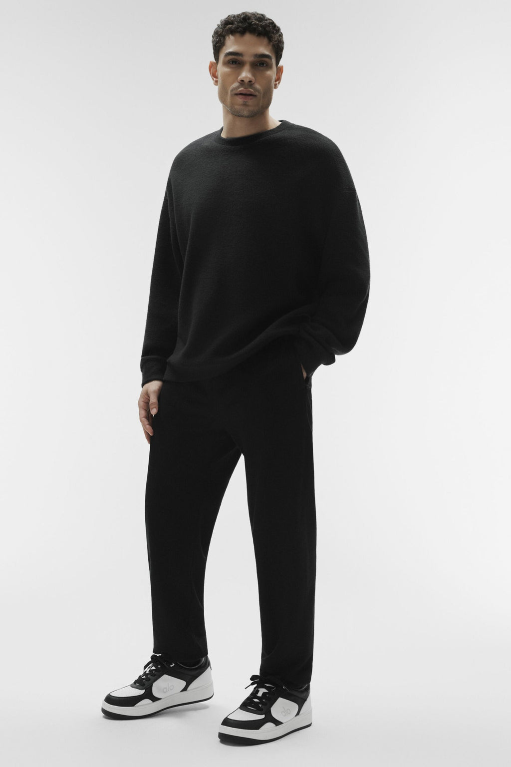 Triumph Restore Crew Neck Sweatshirt - Black — photo 4