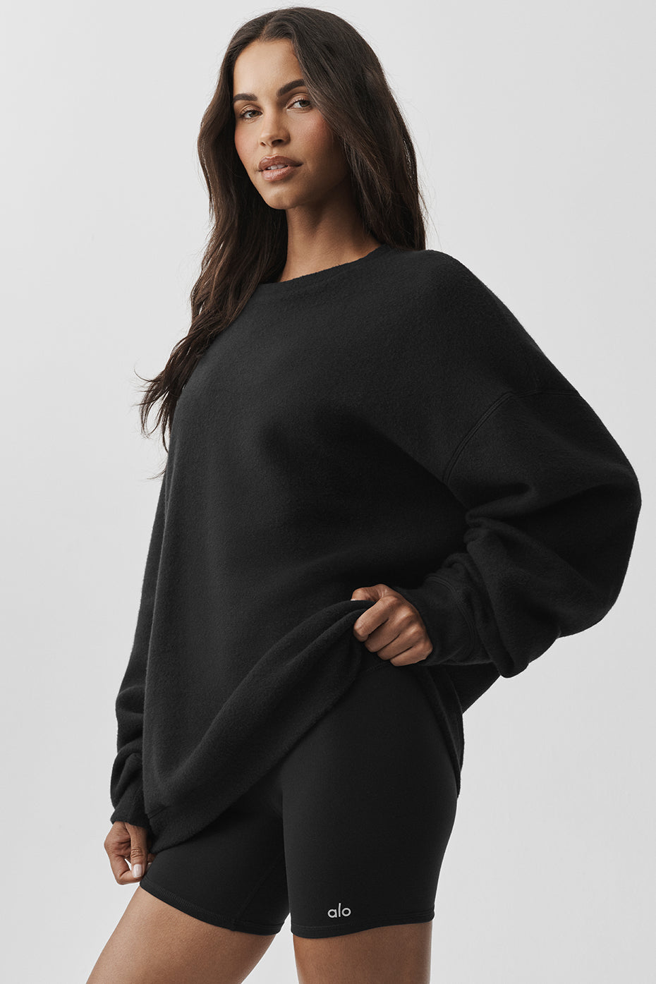 Triumph Restore Crew Neck Sweatshirt - Black — photo 1