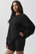 Triumph Restore Crew Neck Sweatshirt - Black — photo 1