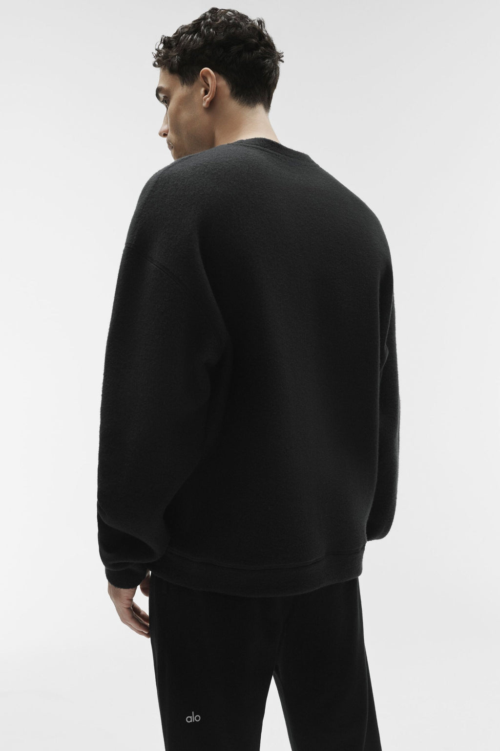 Triumph Restore Crew Neck Sweatshirt - Black — photo 3