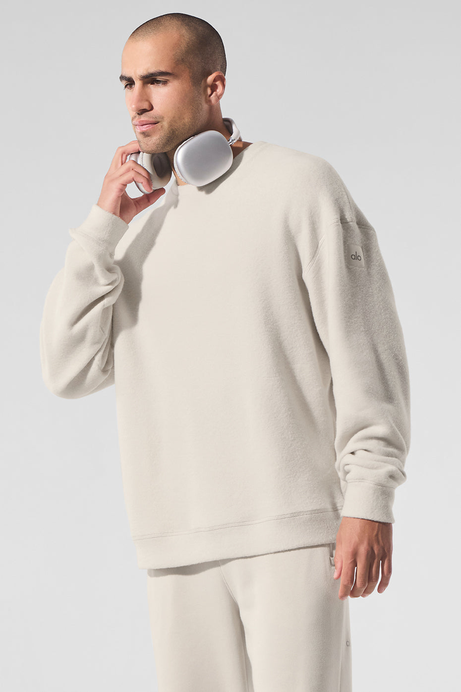 Triumph Restore Crew Neck Sweatshirt - Bone — photo 4