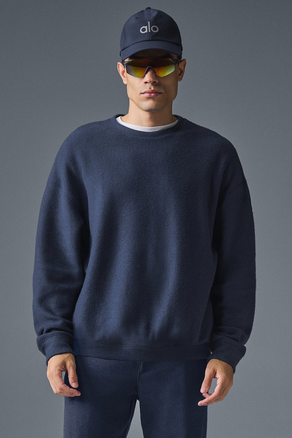 Triumph Restore Crew Neck Sweatshirt - Navy — photo 1