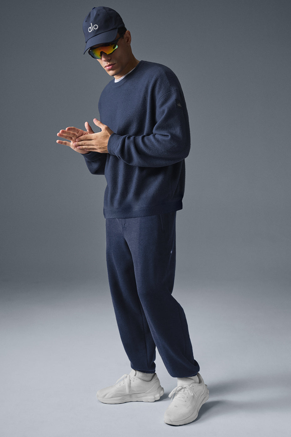 Triumph Restore Crew Neck Sweatshirt - Navy — photo 4
