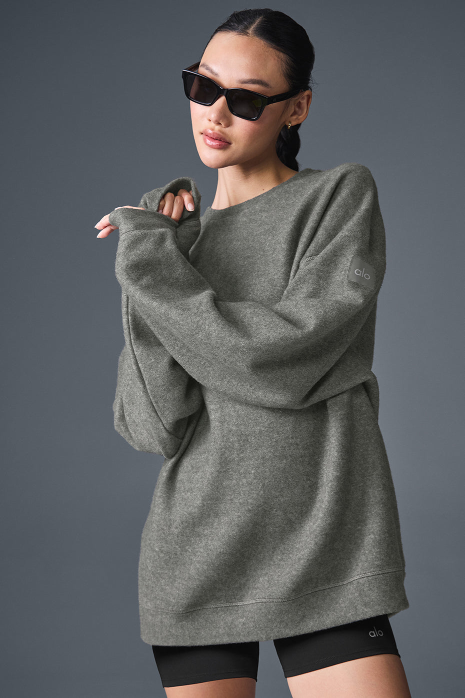 Triumph Restore Crew Neck Sweatshirt - Grey Triblend — photo 1
