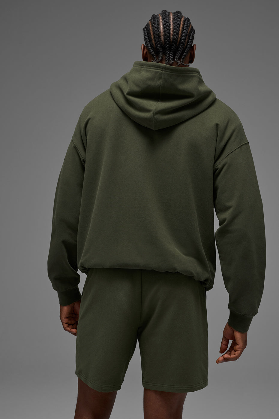 Double Take Hoodie - Green Olive — photo 3