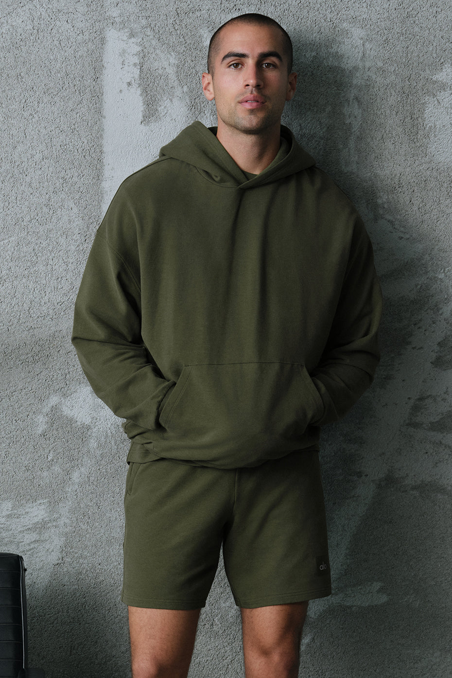 Double Take Hoodie - Green Olive — photo 1