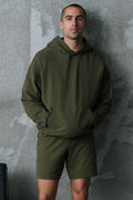 Double Take Hoodie - Green Olive — photo 1