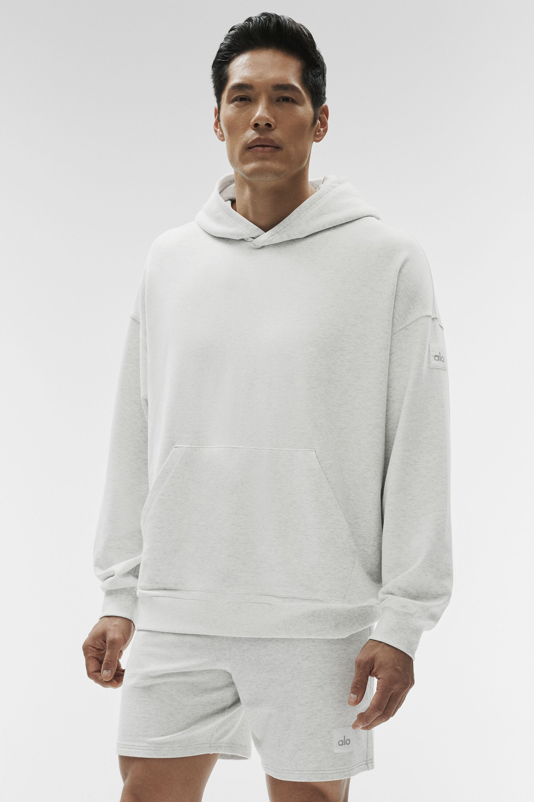 Double Take Hoodie - White Heather — photo 1