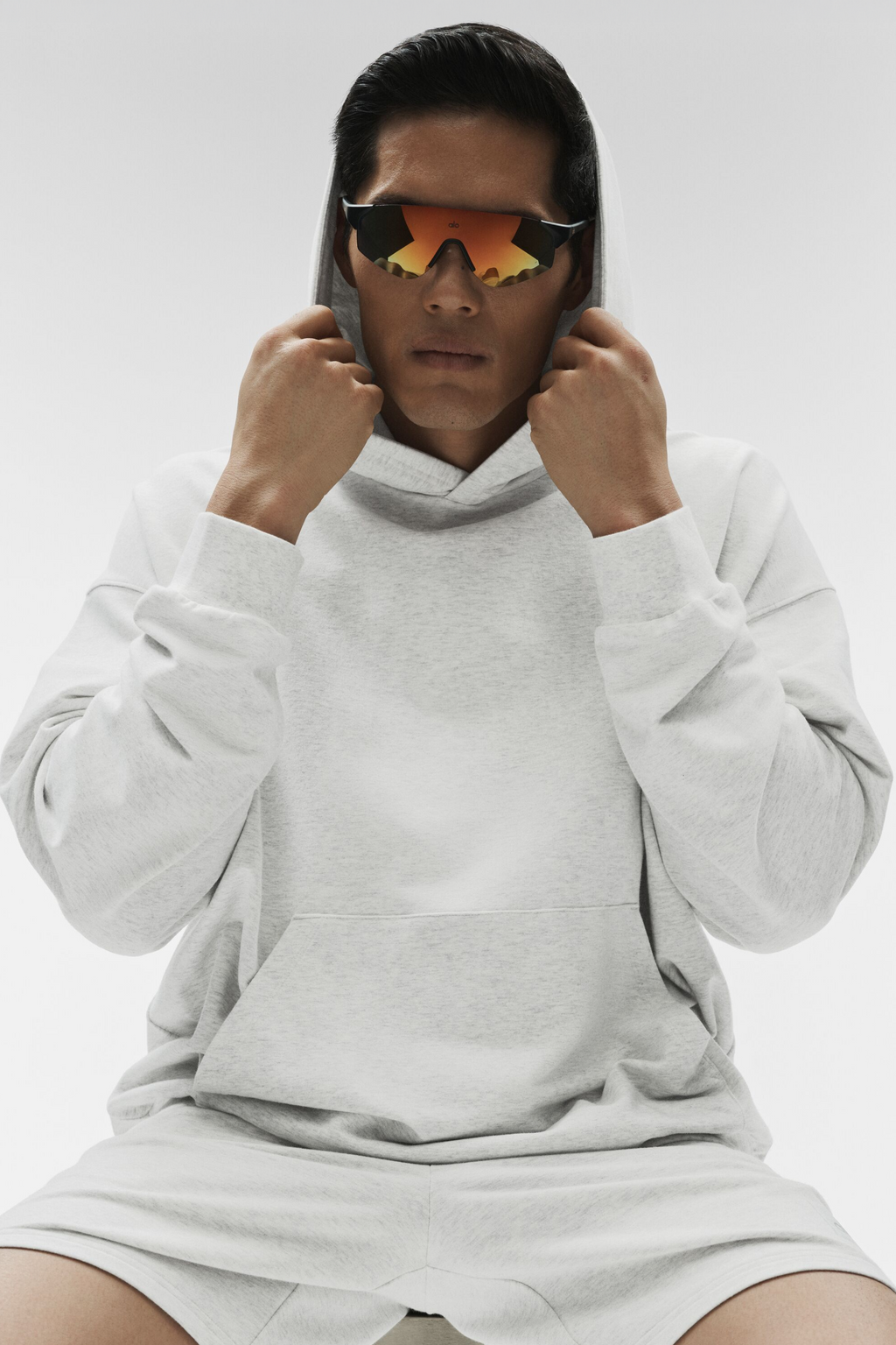 Double Take Hoodie - White Heather — photo 3