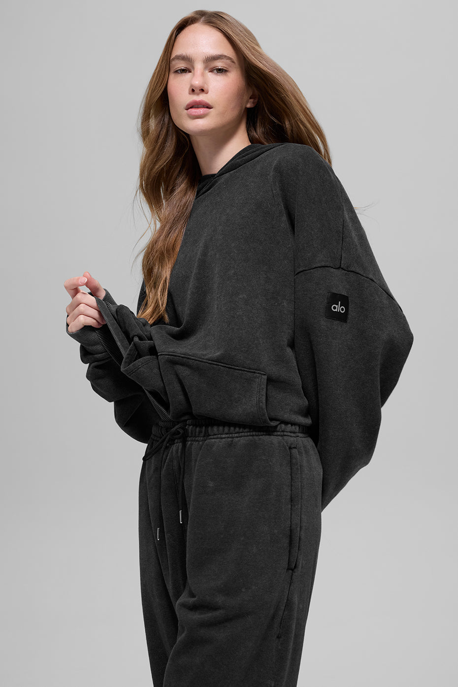 Chill Vintage Wash Hoodie - Black Wash — photo 1
