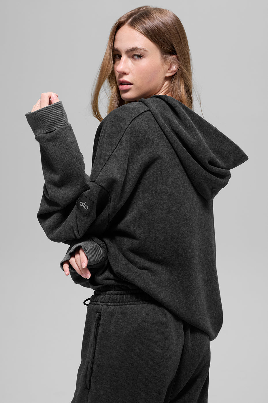 Chill Vintage Wash Hoodie - Black Wash — photo 2
