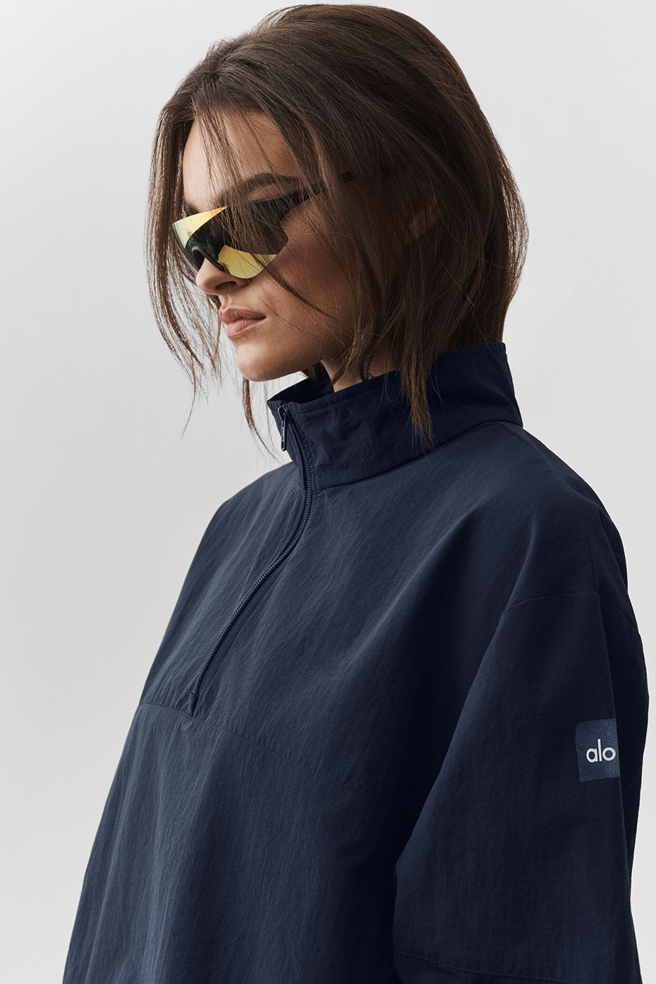 Light Weight Takeaway Track Pullover - Navy — photo 4