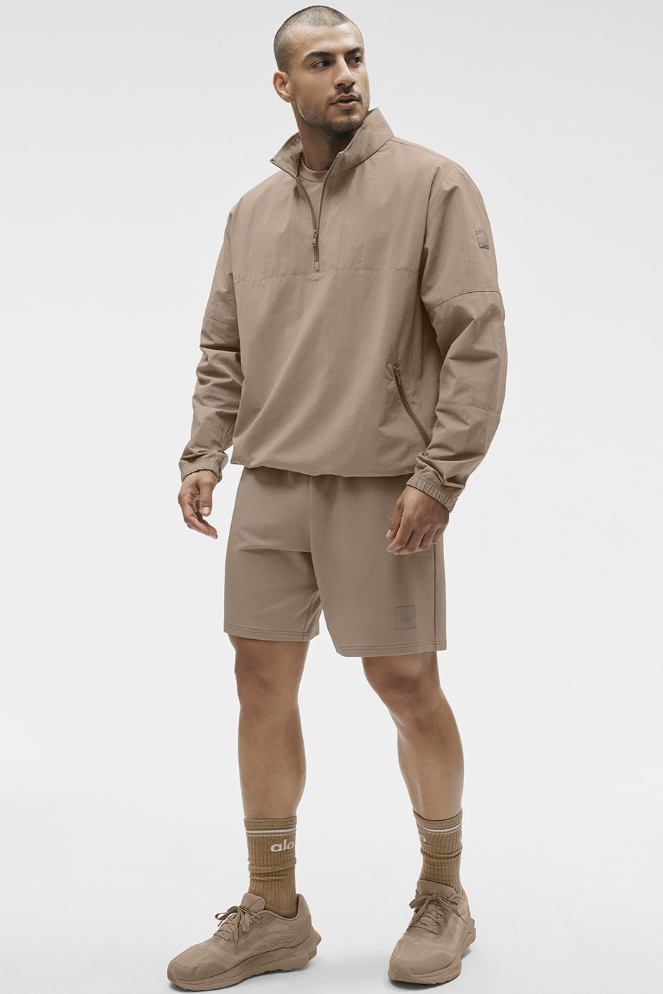 Light Weight Takeaway Track Pullover - Gravel — photo 5