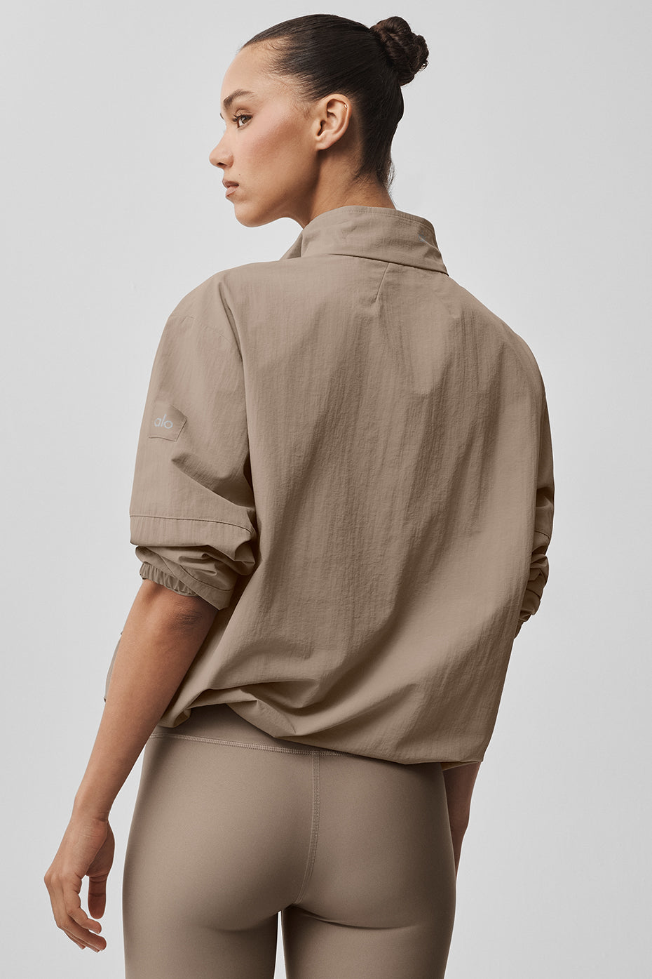 Light Weight Takeaway Track Pullover - Gravel — photo 3