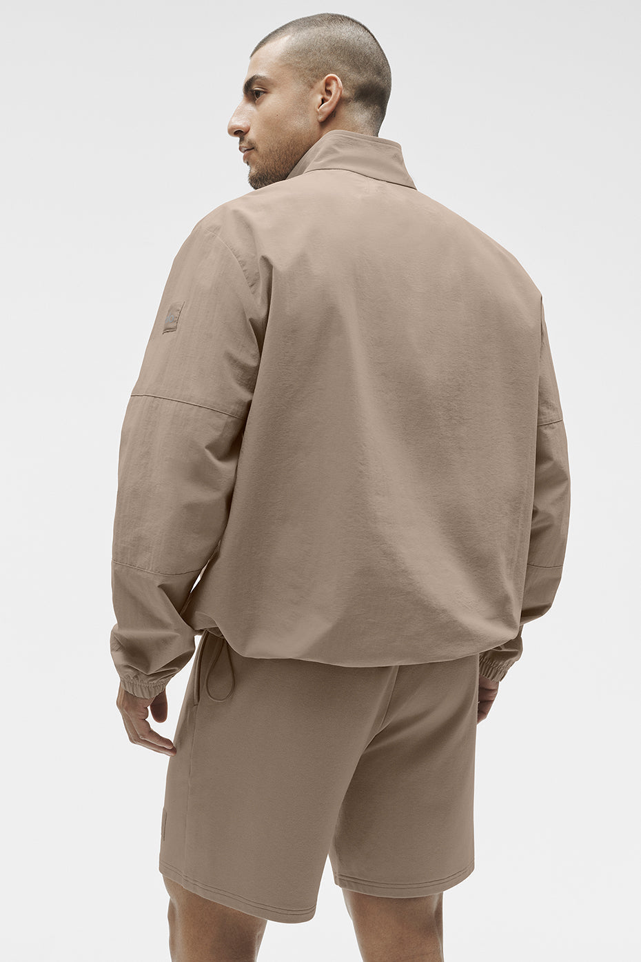 Light Weight Takeaway Track Pullover - Gravel — photo 4