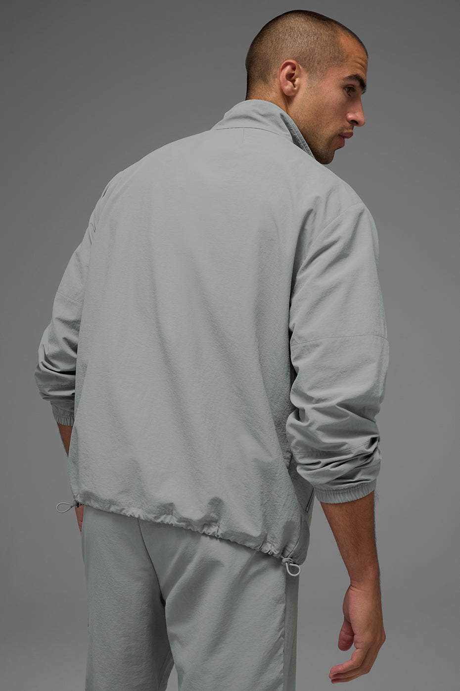 Light Weight Takeaway Track Pullover - Lunar Grey — photo 2