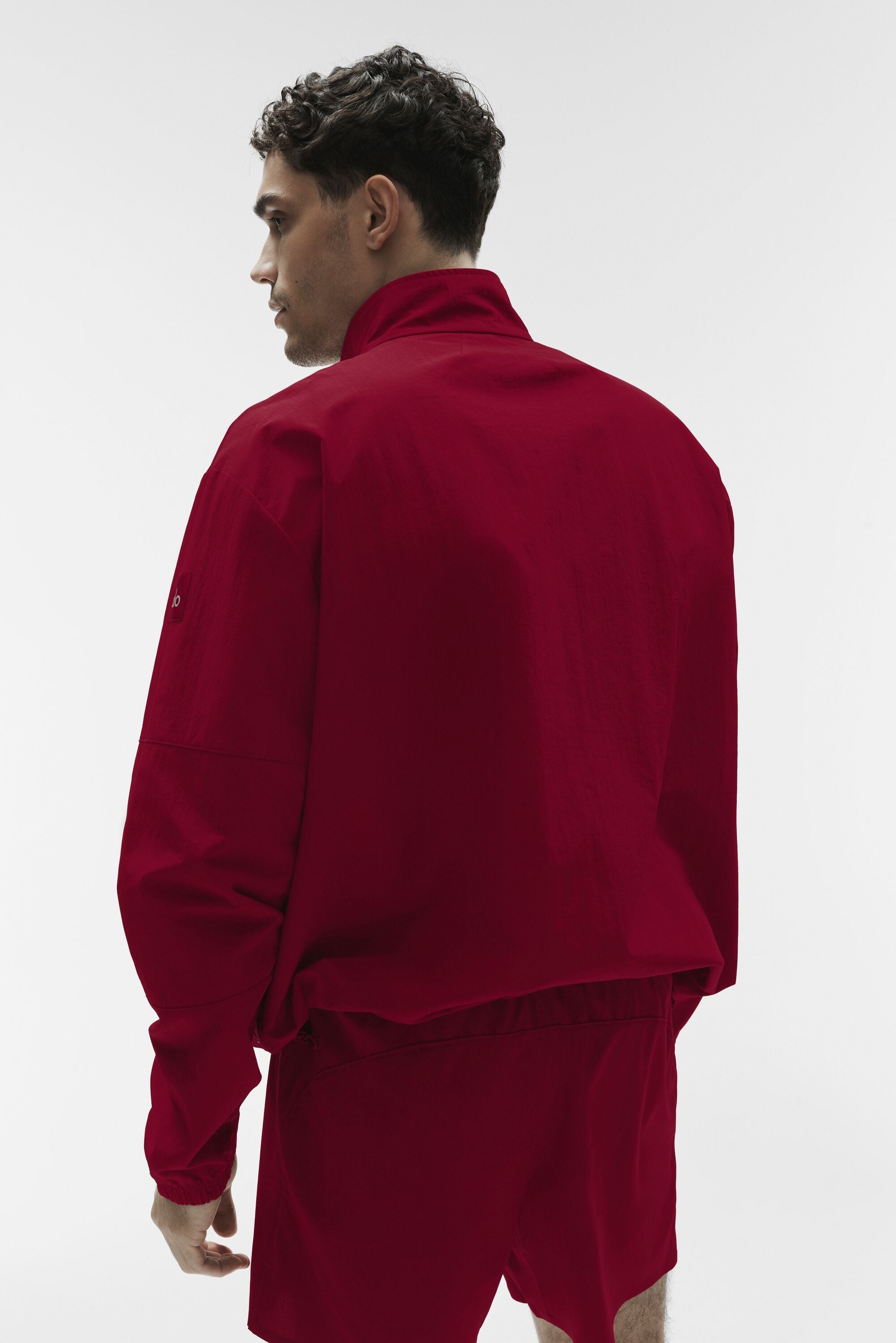 Light Weight Takeaway Track Pullover - Garnet — photo 2