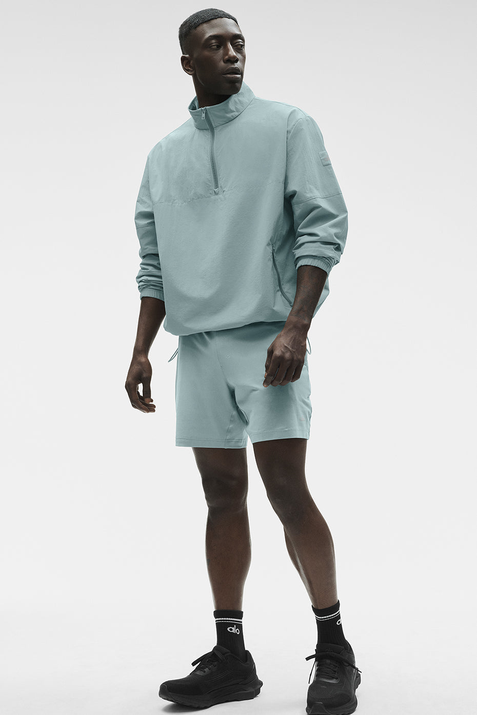 Light Weight Takeaway Track Pullover - Desert Sage — photo 5