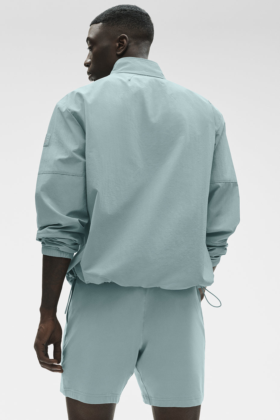Light Weight Takeaway Track Pullover - Desert Sage — photo 3