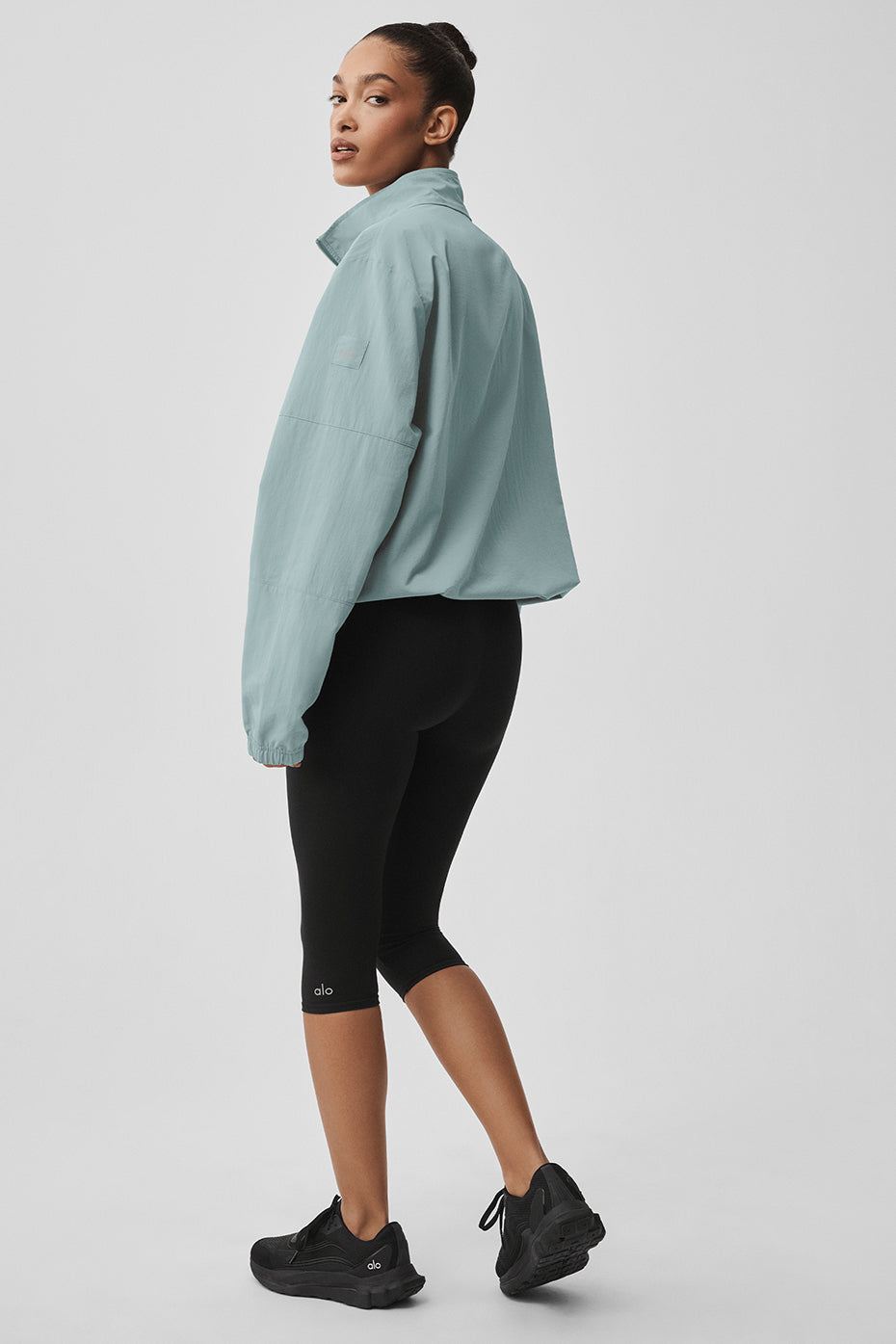 Light Weight Takeaway Track Pullover - Desert Sage — photo 4