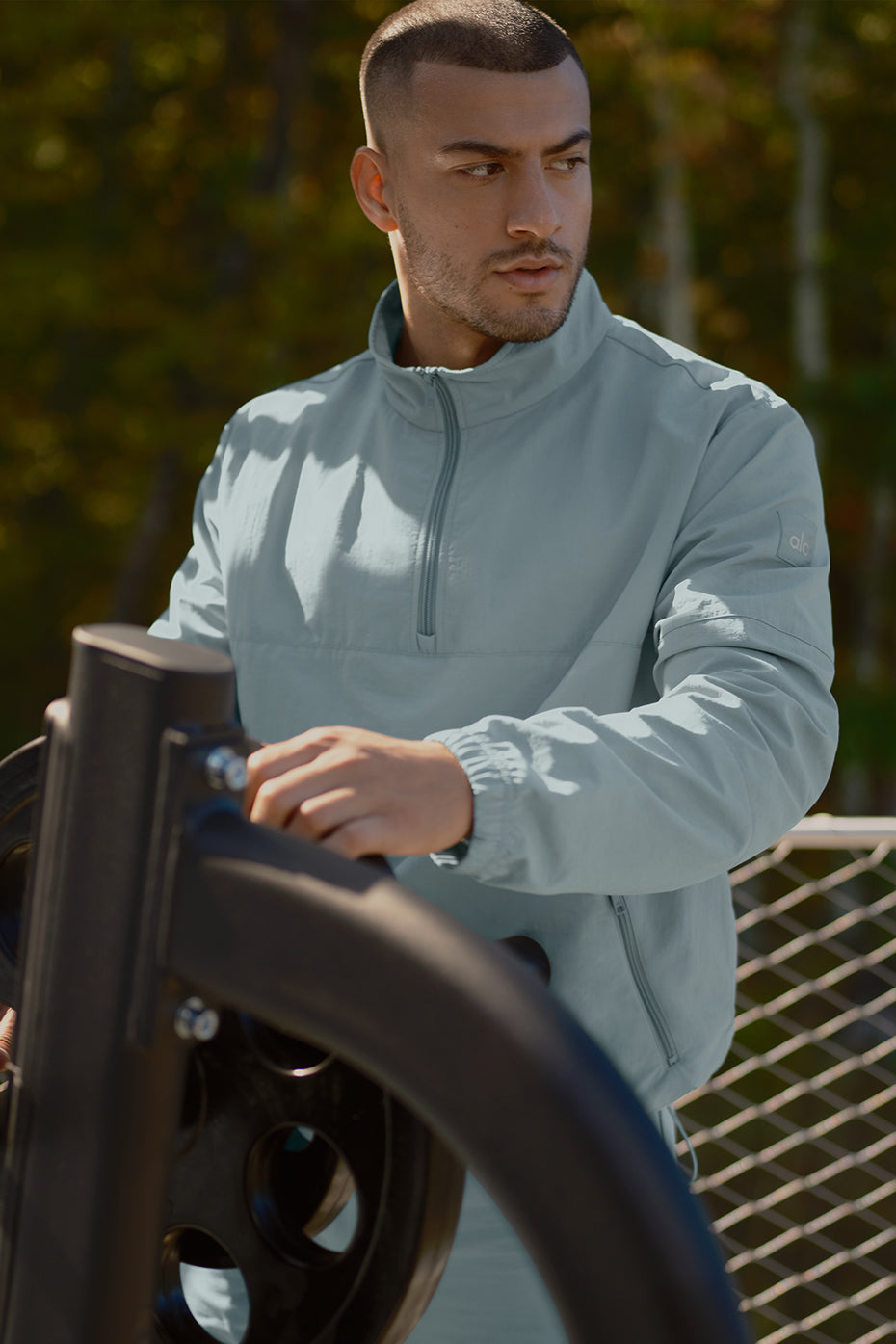 Light Weight Takeaway Track Pullover - Desert Sage — photo 1