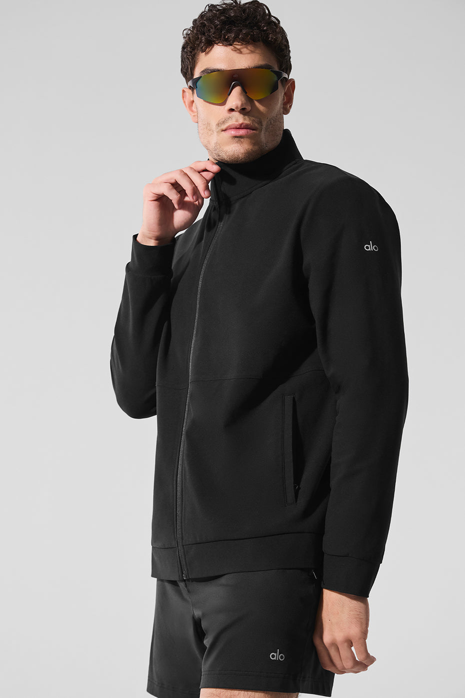 Conquer Max Mock Neck Full Zip - Black — photo 5