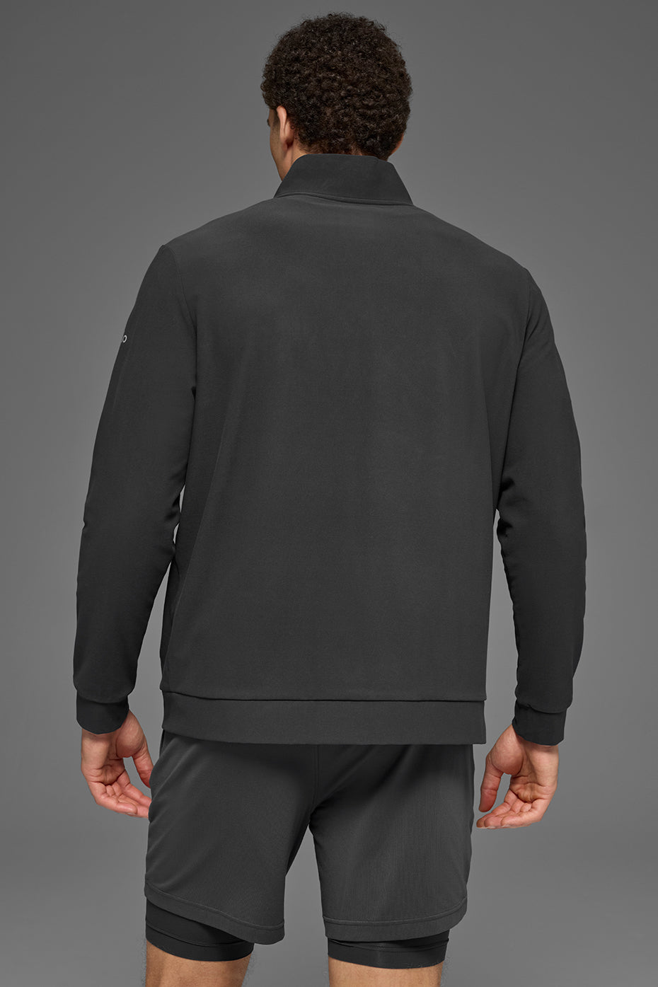 Conquer Max Mock Neck Full Zip - Anthracite — photo 4