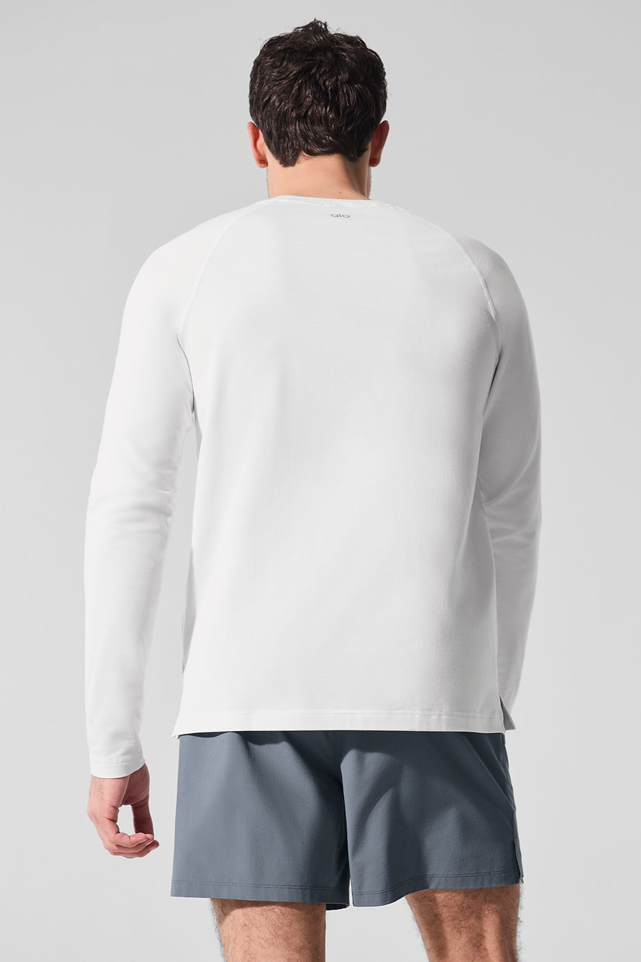 ALO Vapor Crewneck Long Sleeve - White — photo 3