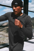 ALO Vapor Crewneck Long Sleeve - Anthracite — photo 1