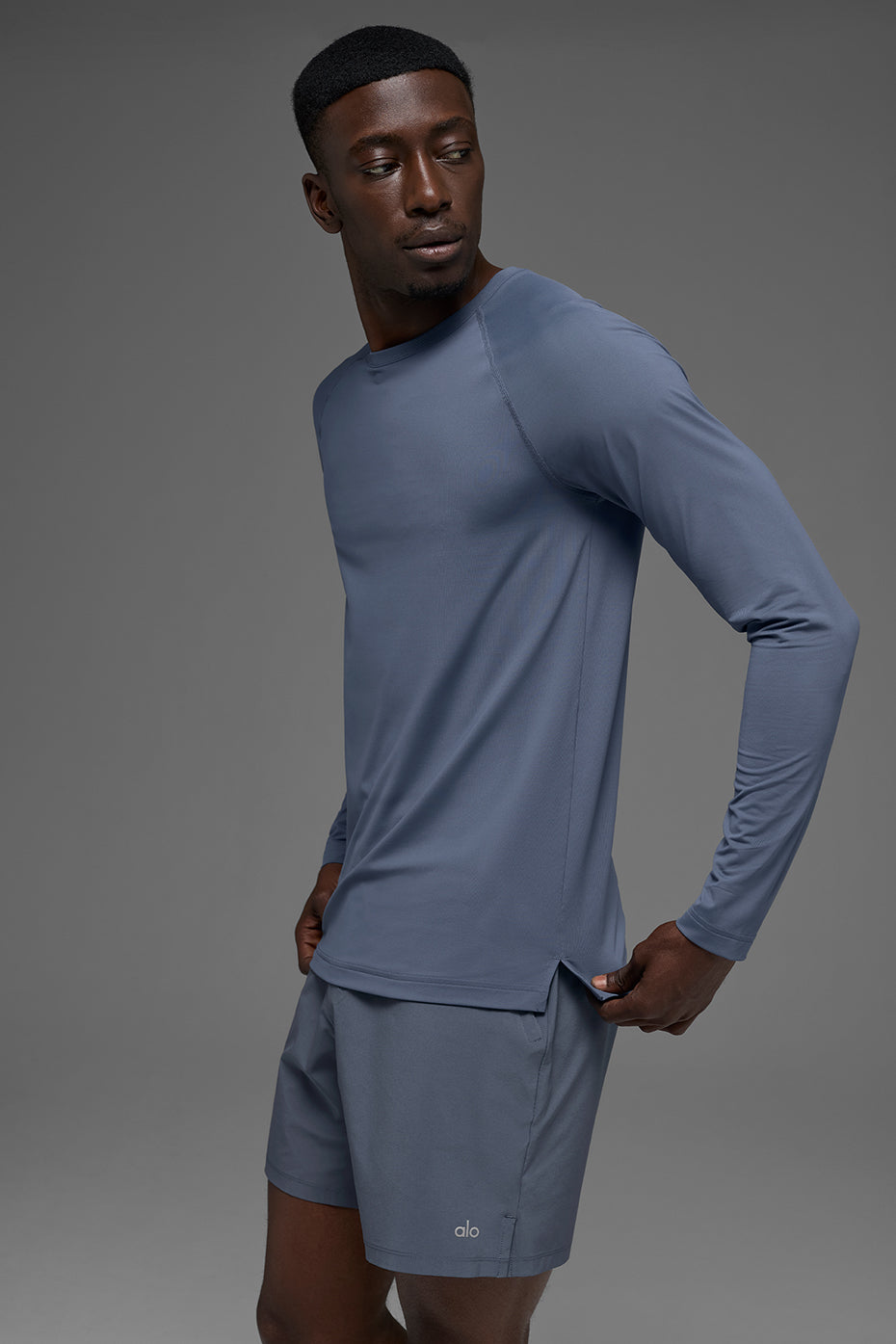 Idol Crewneck Long Sleeve - Bluestone — photo 5
