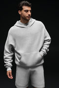 Sports Club Sweater Knit Hoodie - Athletic Heather Grey — photo 5