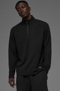 Double Take Long Sleeve 1/4 Zip - Black — photo 1