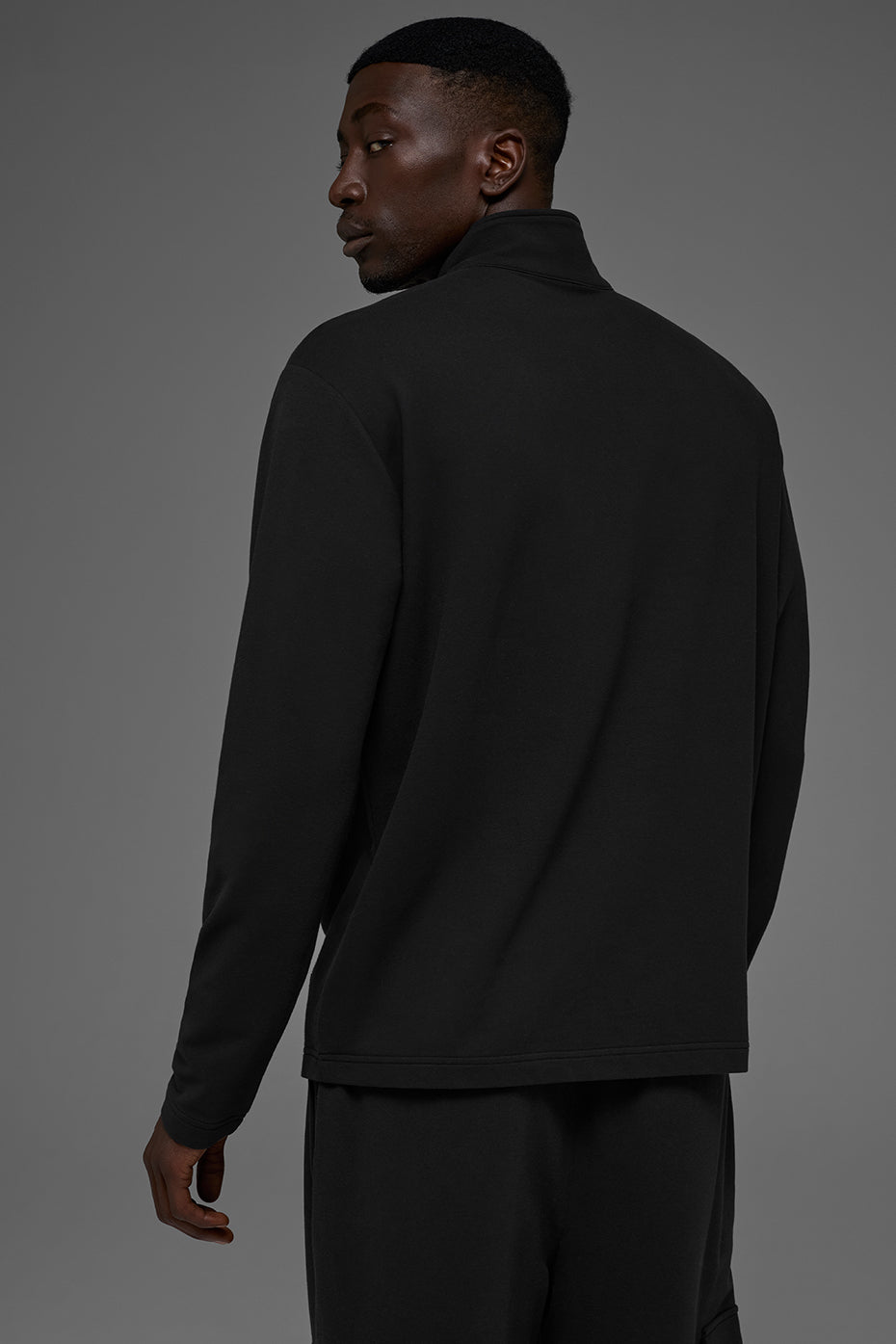 Double Take Long Sleeve 1/4 Zip - Black — photo 3